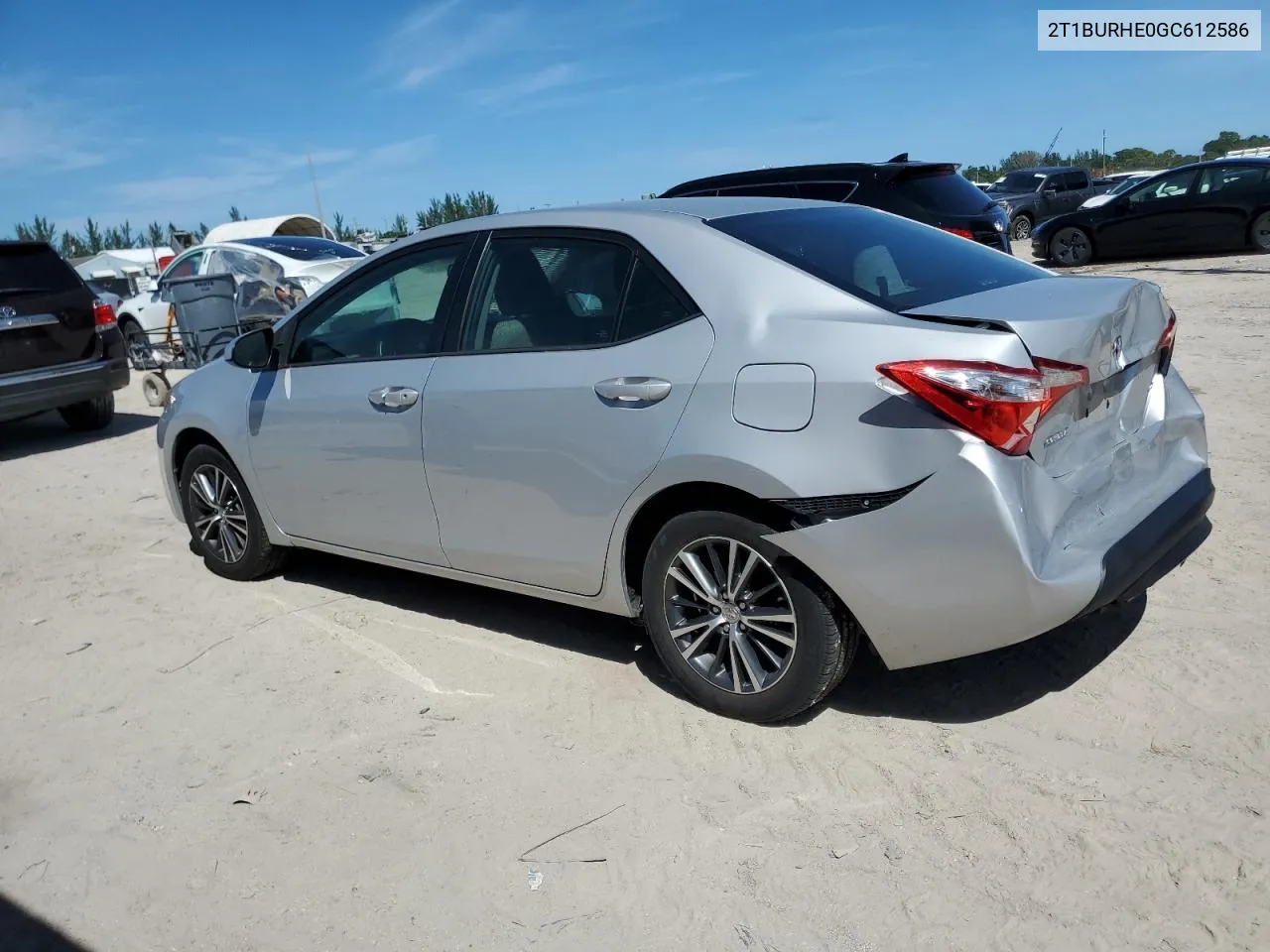 2016 Toyota Corolla L VIN: 2T1BURHE0GC612586 Lot: 72151944