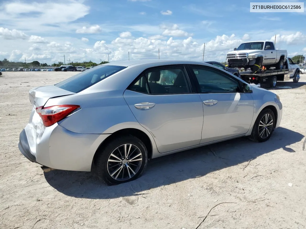 2016 Toyota Corolla L VIN: 2T1BURHE0GC612586 Lot: 72151944