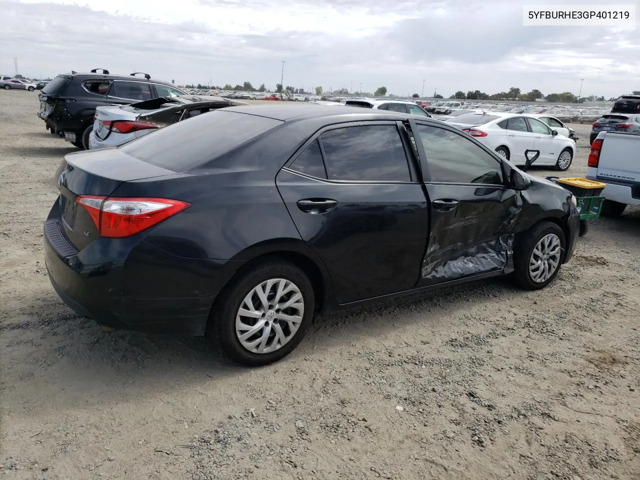 5YFBURHE3GP401219 2016 Toyota Corolla L