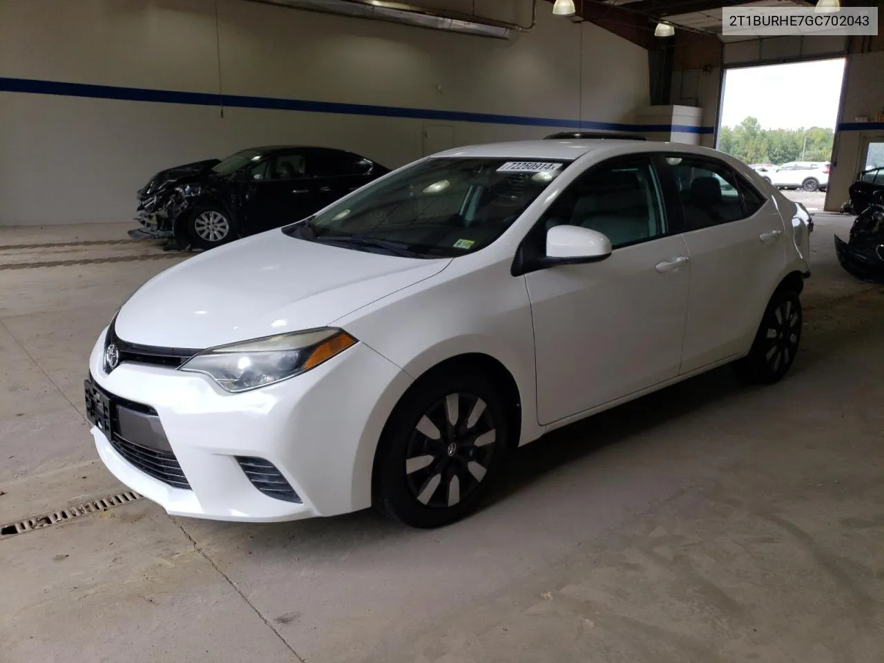 2016 Toyota Corolla L VIN: 2T1BURHE7GC702043 Lot: 72250914