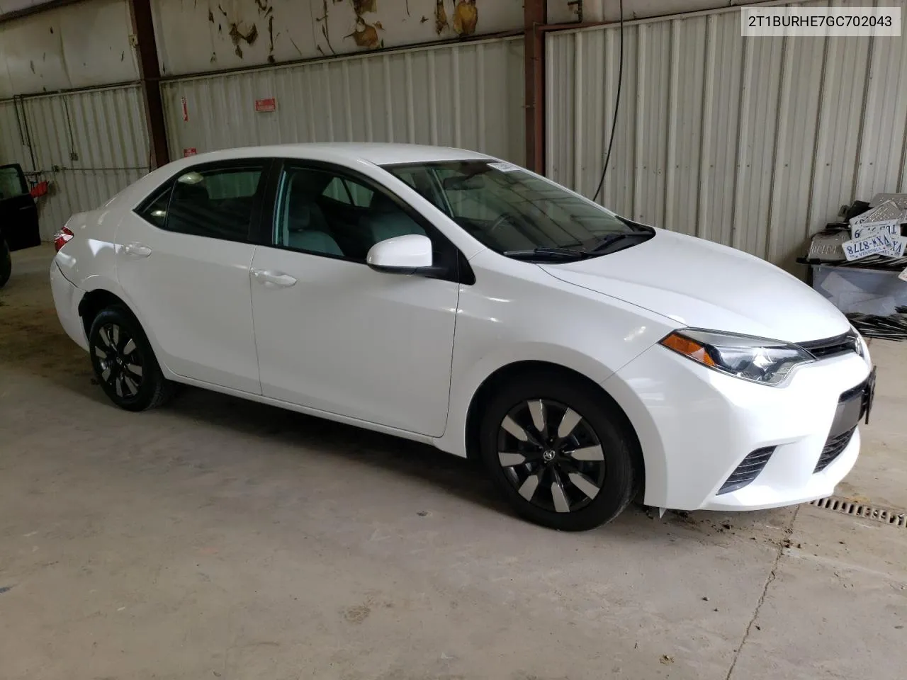 2016 Toyota Corolla L VIN: 2T1BURHE7GC702043 Lot: 72250914