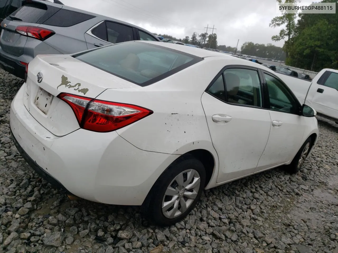 5YFBURHE8GP488115 2016 Toyota Corolla L