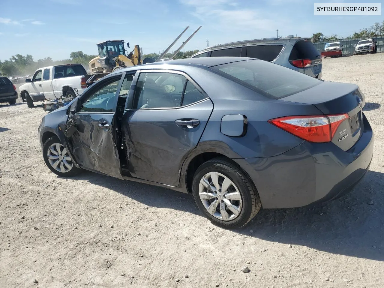 5YFBURHE9GP481092 2016 Toyota Corolla L