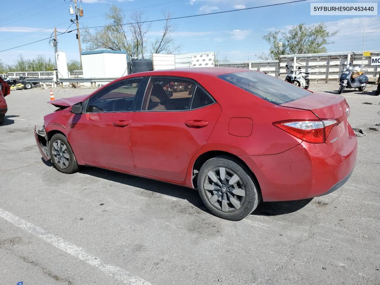 2016 Toyota Corolla L VIN: 5YFBURHE9GP453440 Lot: 72361074