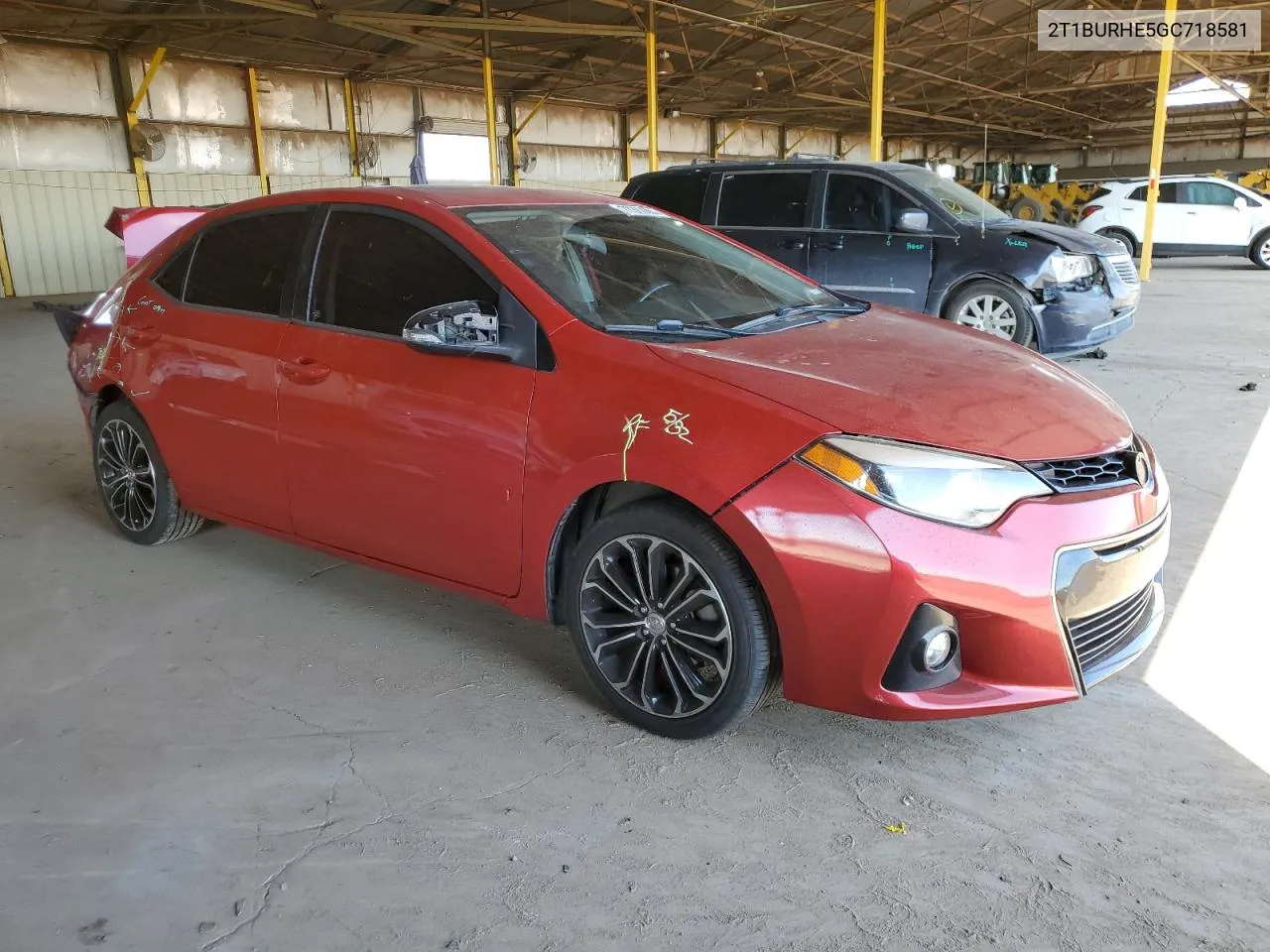 2016 Toyota Corolla L VIN: 2T1BURHE5GC718581 Lot: 72362984