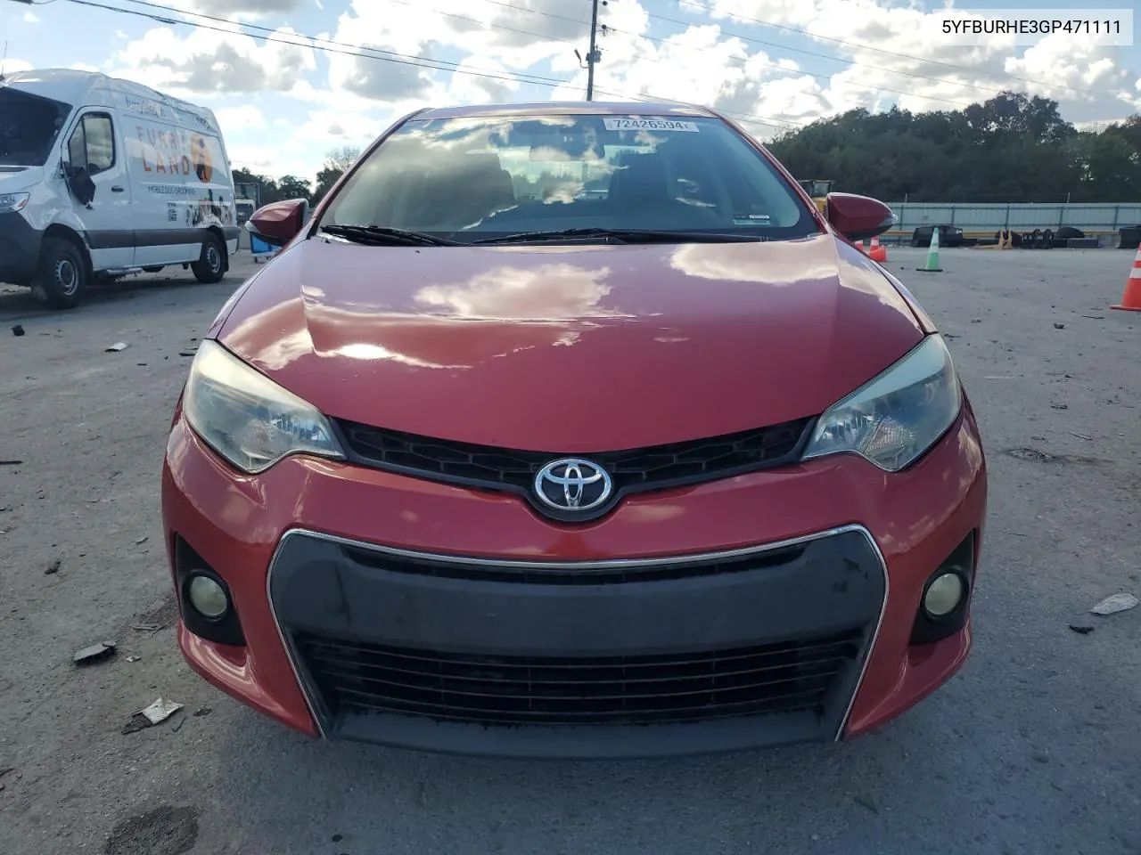 5YFBURHE3GP471111 2016 Toyota Corolla L