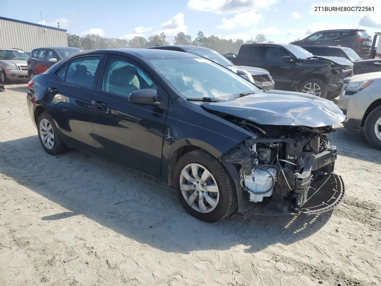 2016 Toyota Corolla L VIN: 2T1BURHE8GC722561 Lot: 72551964