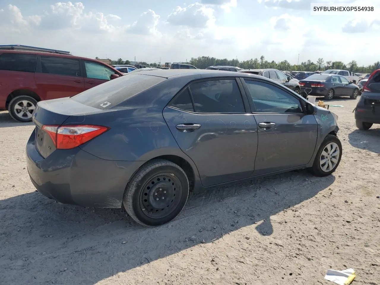 5YFBURHEXGP554938 2016 Toyota Corolla L