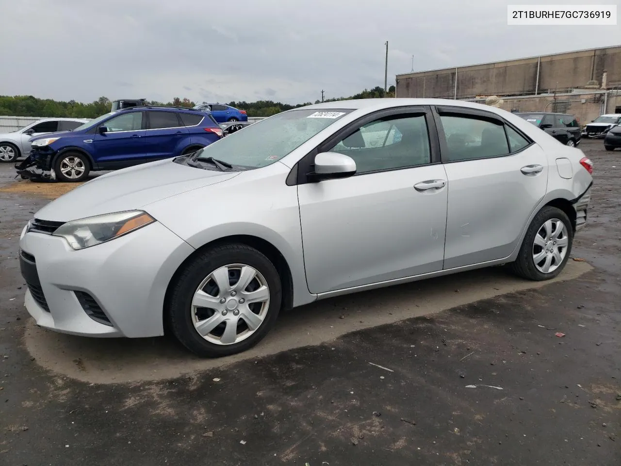 2016 Toyota Corolla L VIN: 2T1BURHE7GC736919 Lot: 72624114