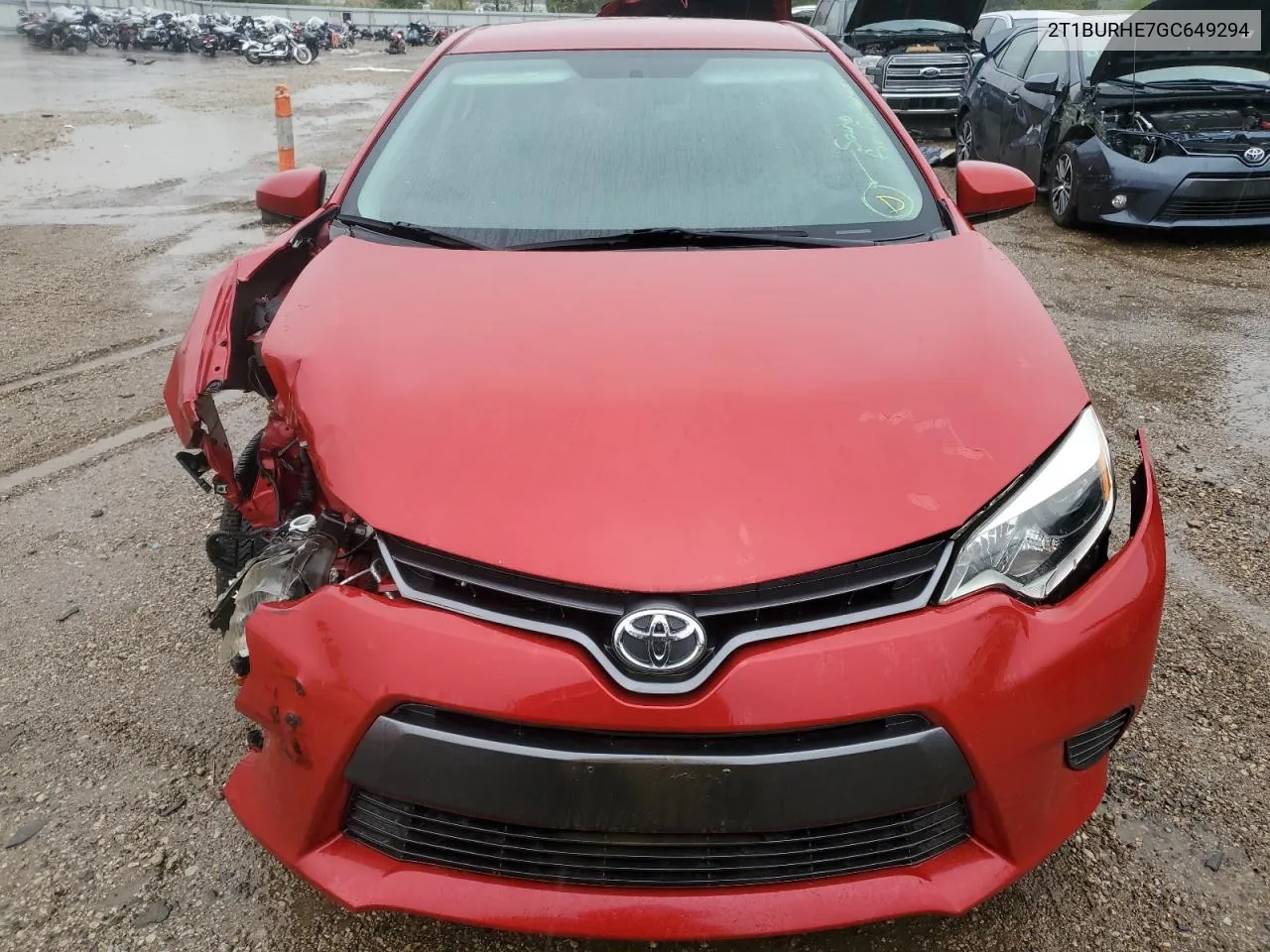 2016 Toyota Corolla L VIN: 2T1BURHE7GC649294 Lot: 72714784