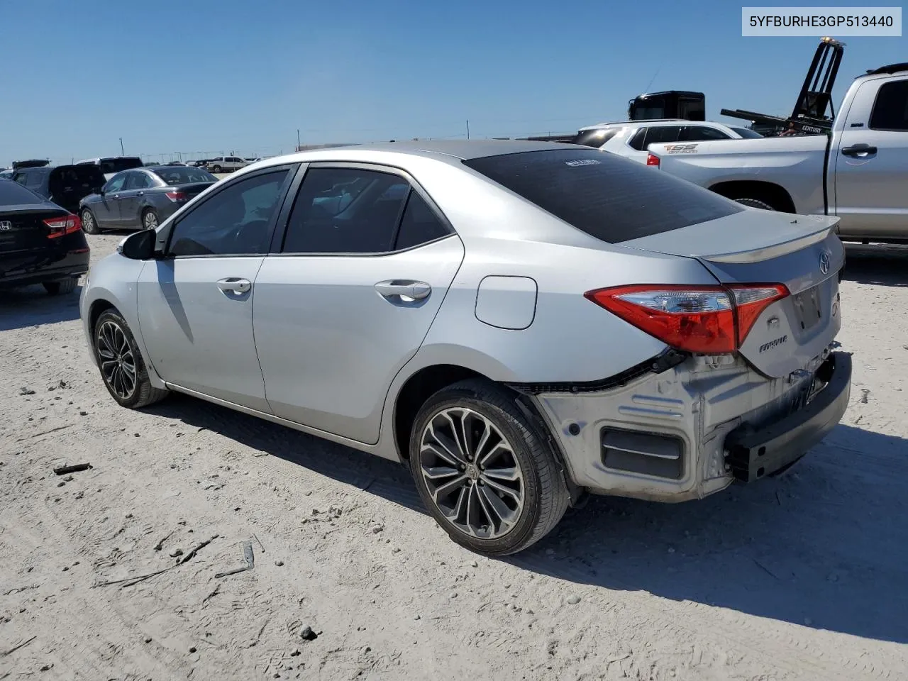 2016 Toyota Corolla L VIN: 5YFBURHE3GP513440 Lot: 72725324