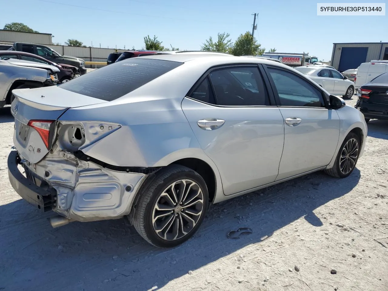 2016 Toyota Corolla L VIN: 5YFBURHE3GP513440 Lot: 72725324