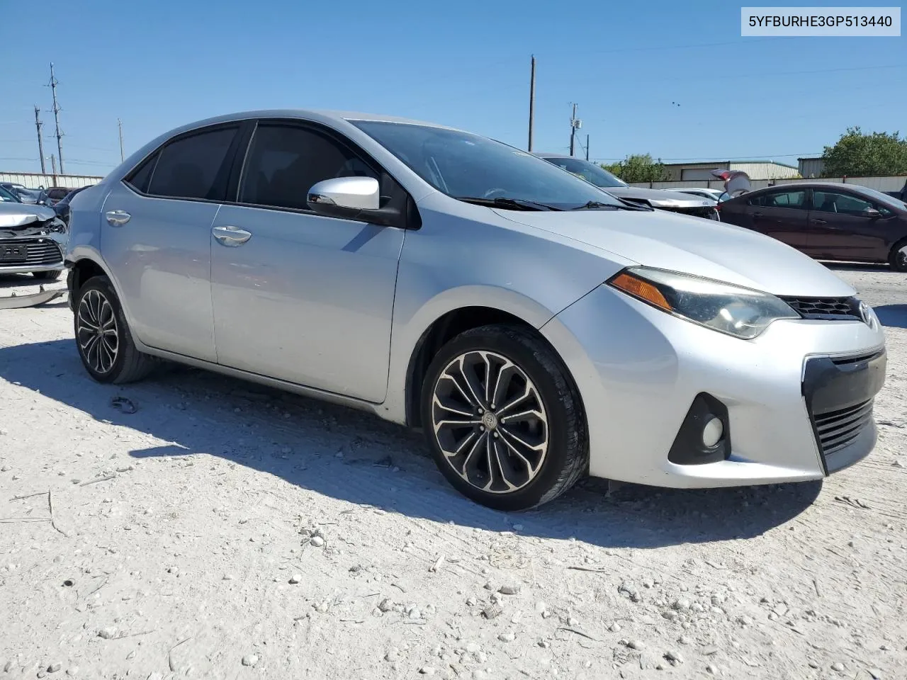 2016 Toyota Corolla L VIN: 5YFBURHE3GP513440 Lot: 72725324