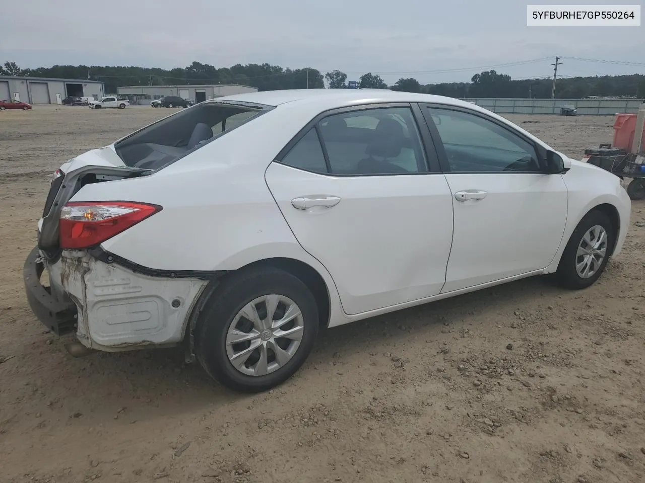 2016 Toyota Corolla L VIN: 5YFBURHE7GP550264 Lot: 72749454