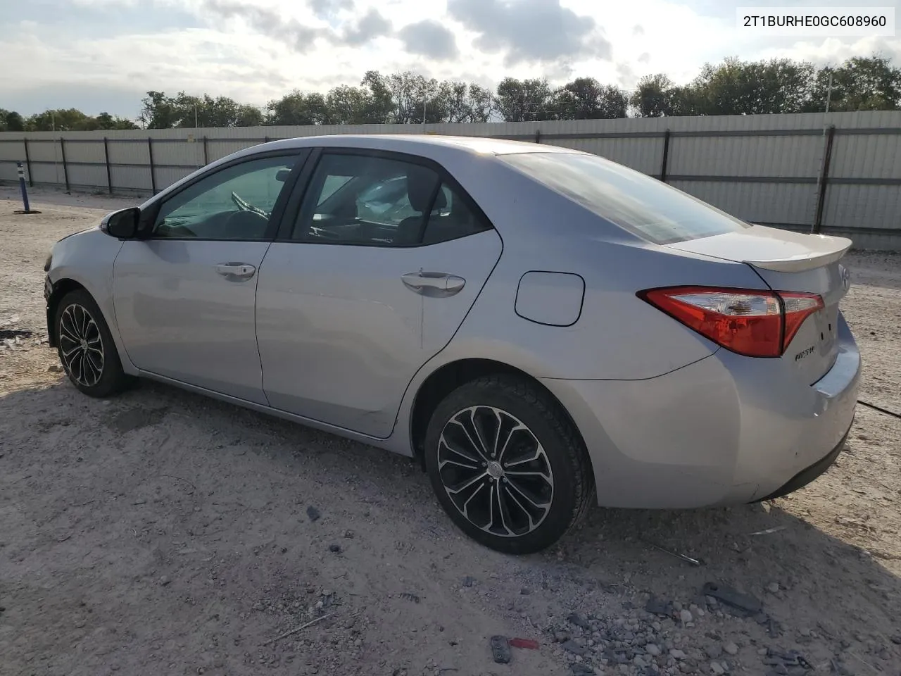 2016 Toyota Corolla L VIN: 2T1BURHE0GC608960 Lot: 72817084