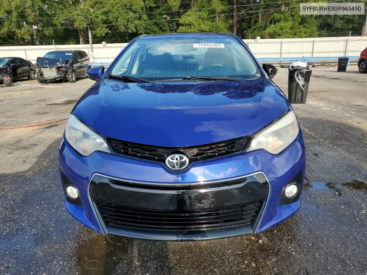 5YFBURHE3GP563450 2016 Toyota Corolla L