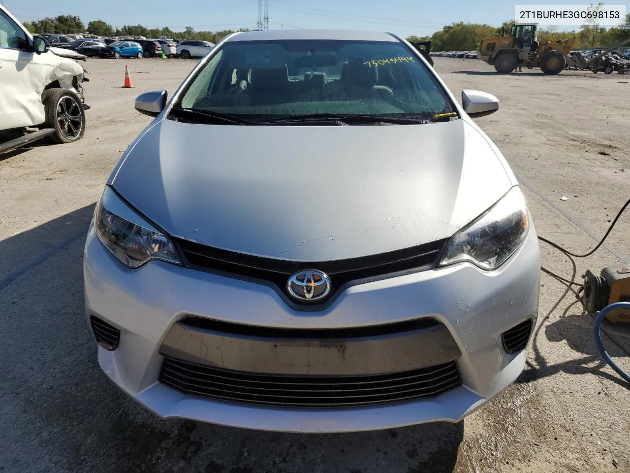 2016 Toyota Corolla L VIN: 2T1BURHE3GC698153 Lot: 73045494