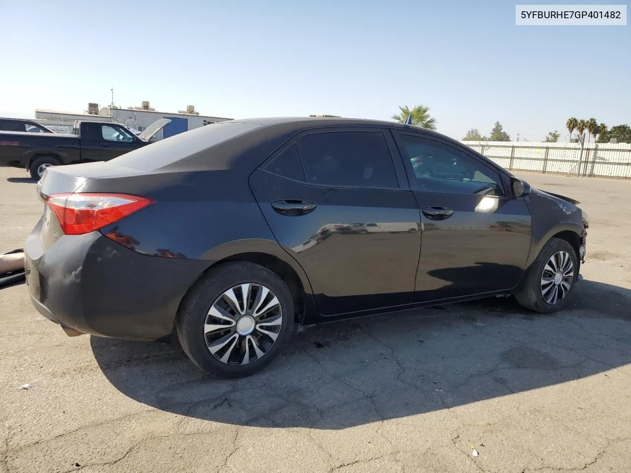 2016 Toyota Corolla L VIN: 5YFBURHE7GP401482 Lot: 73060094