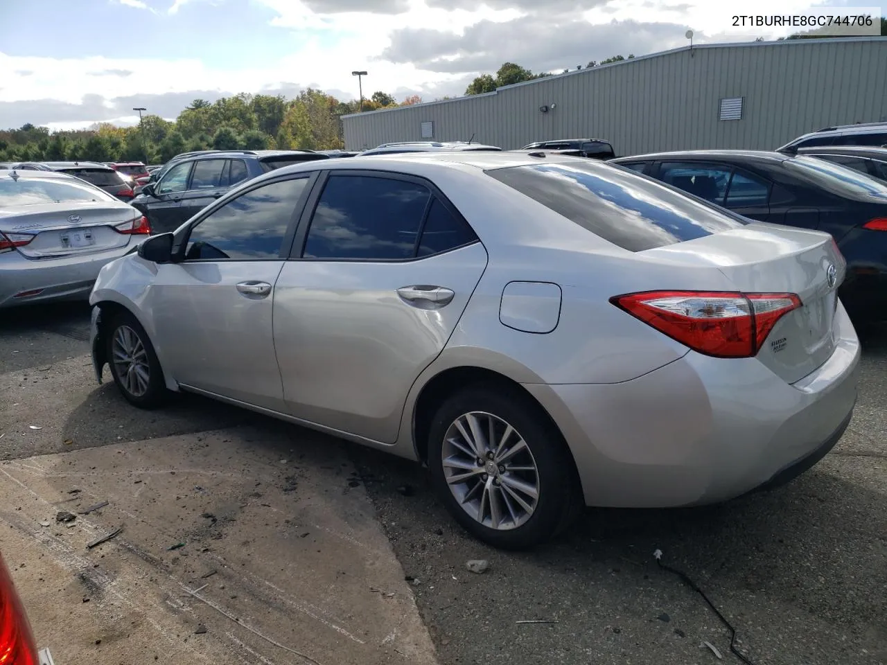 2016 Toyota Corolla L VIN: 2T1BURHE8GC744706 Lot: 73125624