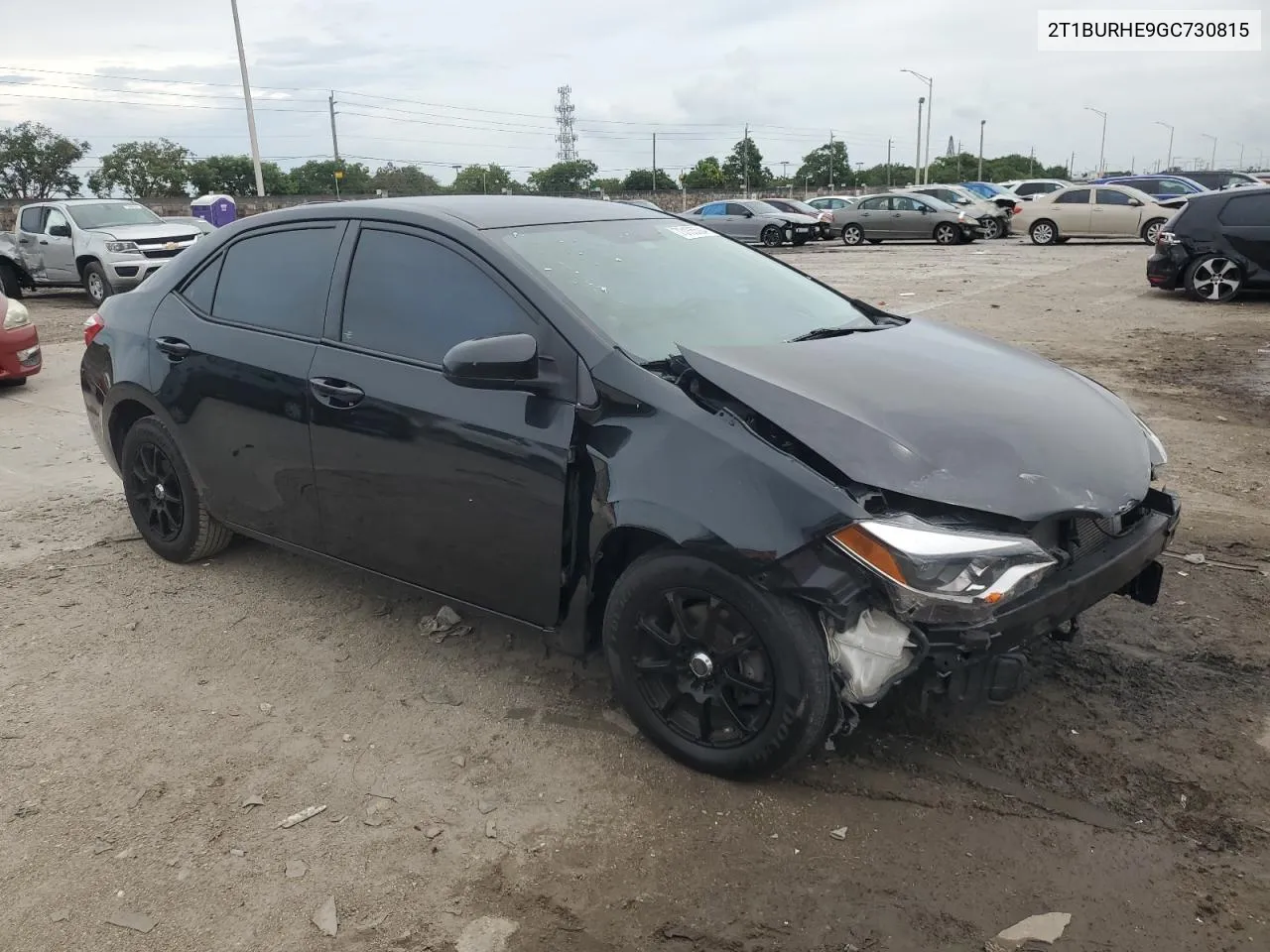 2016 Toyota Corolla L VIN: 2T1BURHE9GC730815 Lot: 73155594