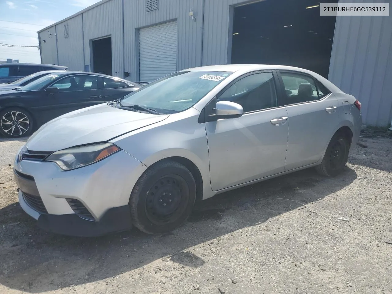 2016 Toyota Corolla L VIN: 2T1BURHE6GC539112 Lot: 73159314