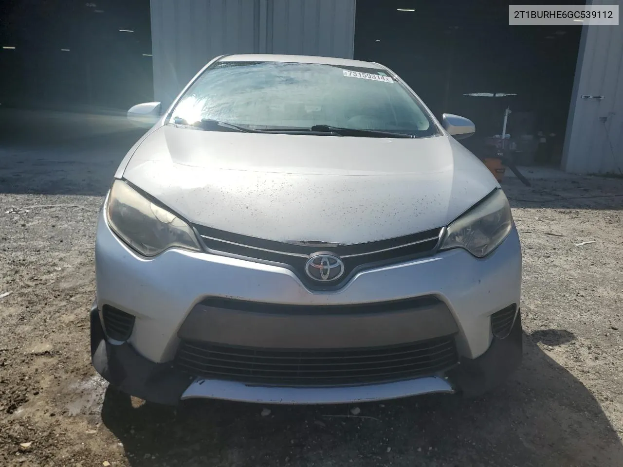 2T1BURHE6GC539112 2016 Toyota Corolla L