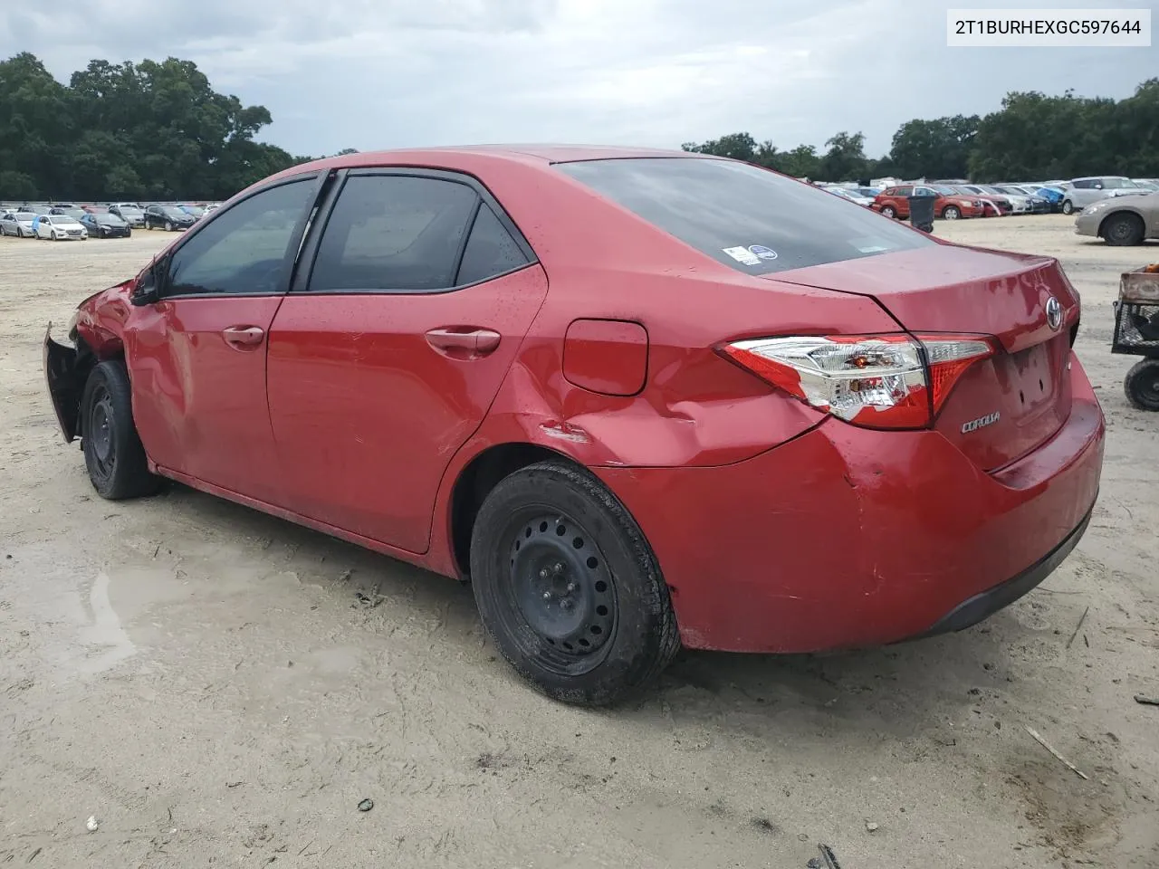 2016 Toyota Corolla L VIN: 2T1BURHEXGC597644 Lot: 73160134