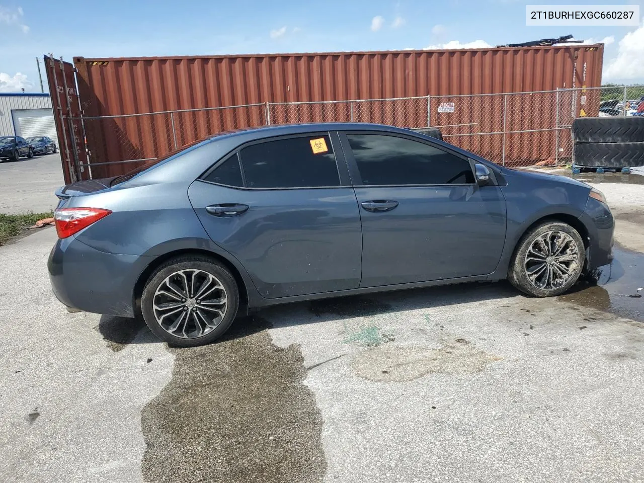 2016 Toyota Corolla L VIN: 2T1BURHEXGC660287 Lot: 73211794