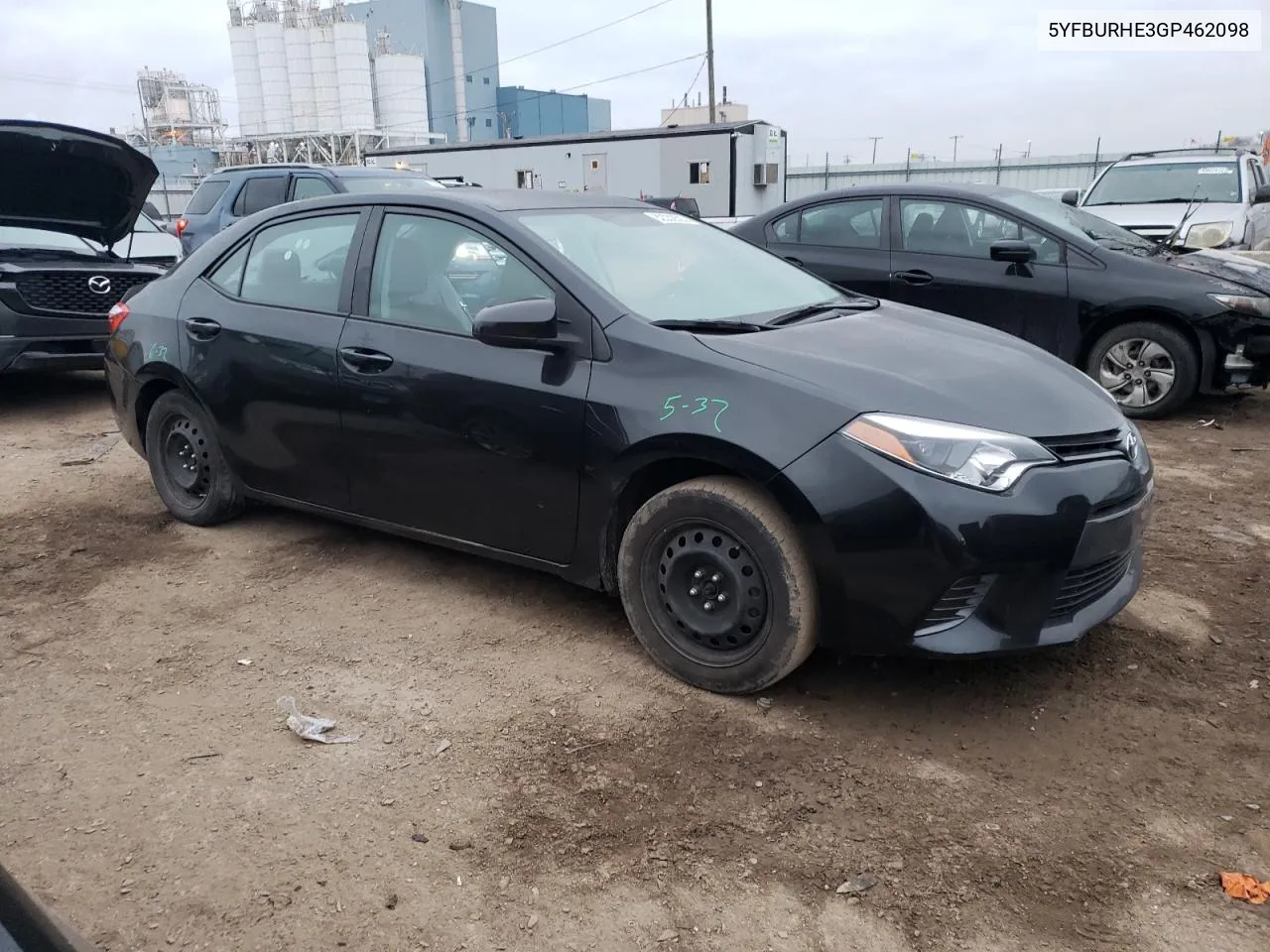 5YFBURHE3GP462098 2016 Toyota Corolla L