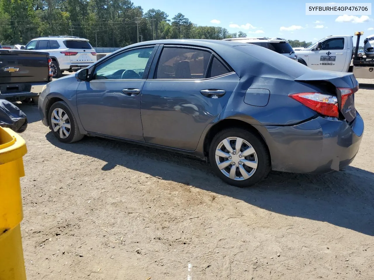 5YFBURHE4GP476706 2016 Toyota Corolla L