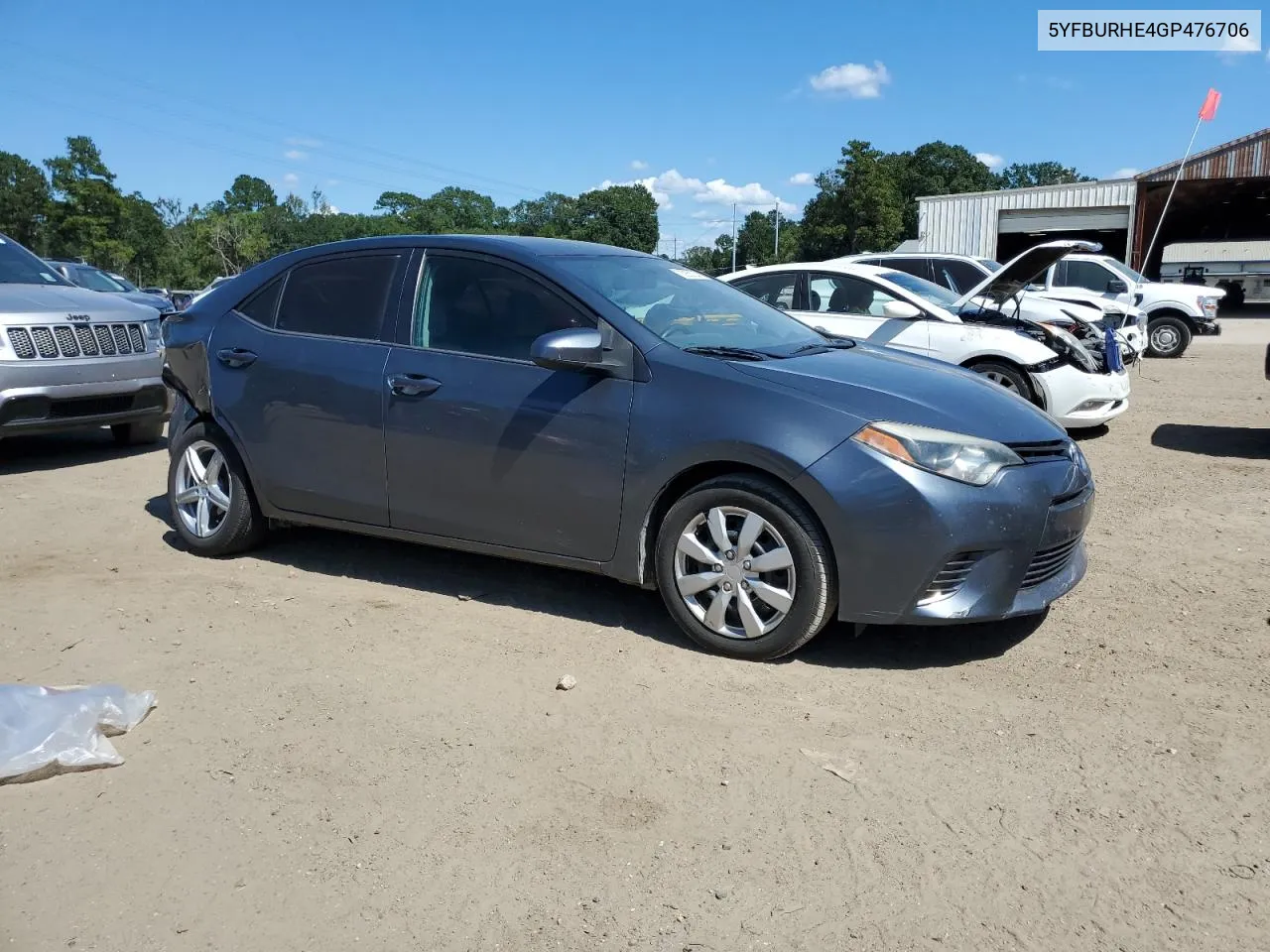 5YFBURHE4GP476706 2016 Toyota Corolla L