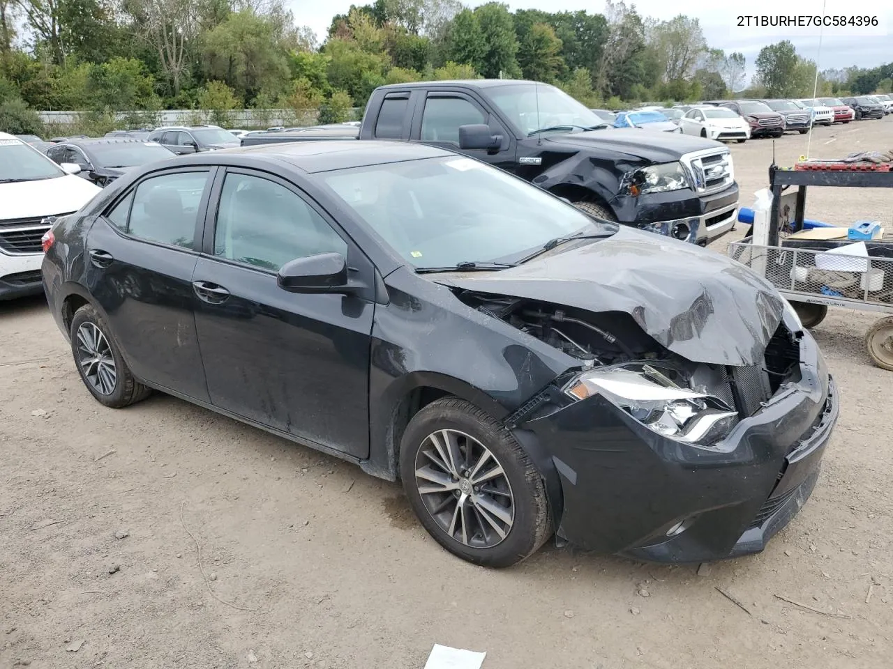 2016 Toyota Corolla L VIN: 2T1BURHE7GC584396 Lot: 73257404