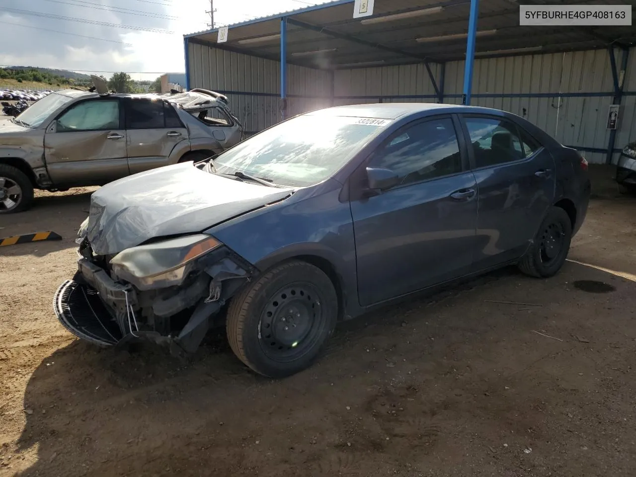 5YFBURHE4GP408163 2016 Toyota Corolla L