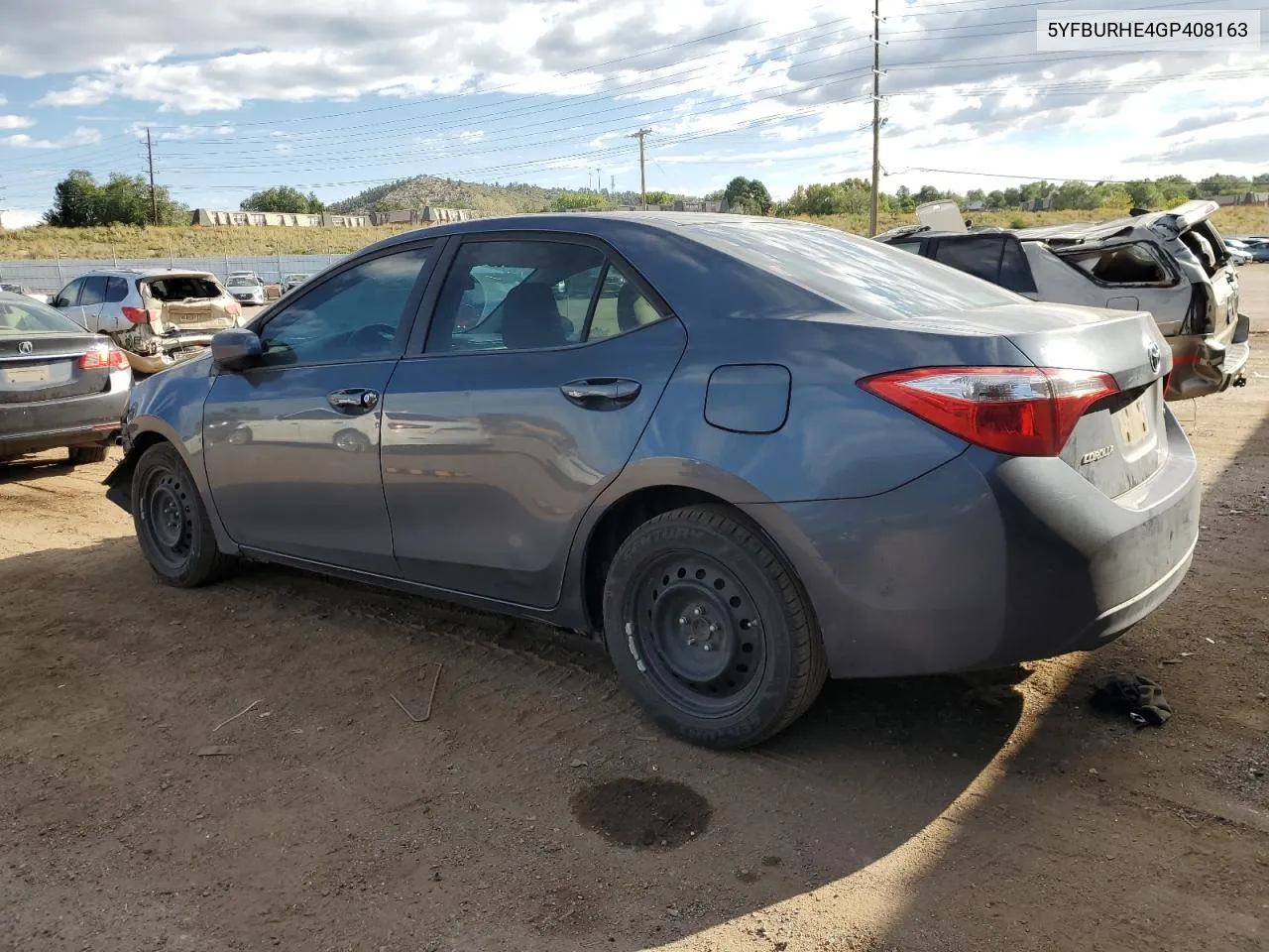 5YFBURHE4GP408163 2016 Toyota Corolla L