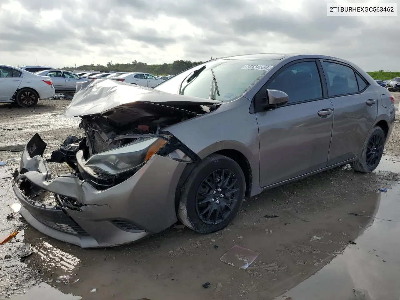 2016 Toyota Corolla L VIN: 2T1BURHEXGC563462 Lot: 73334534