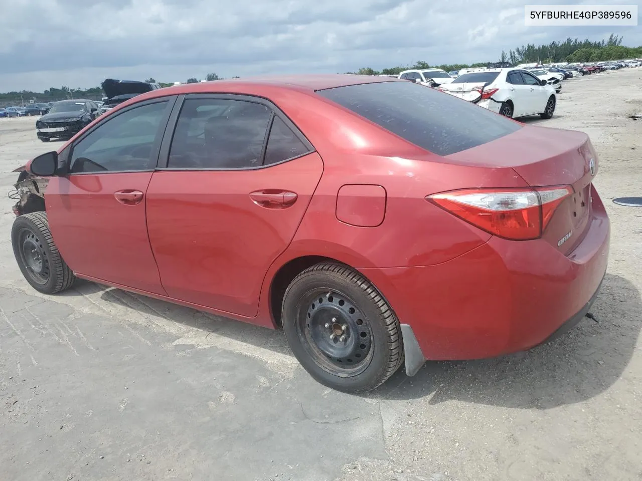 2016 Toyota Corolla L VIN: 5YFBURHE4GP389596 Lot: 73383314