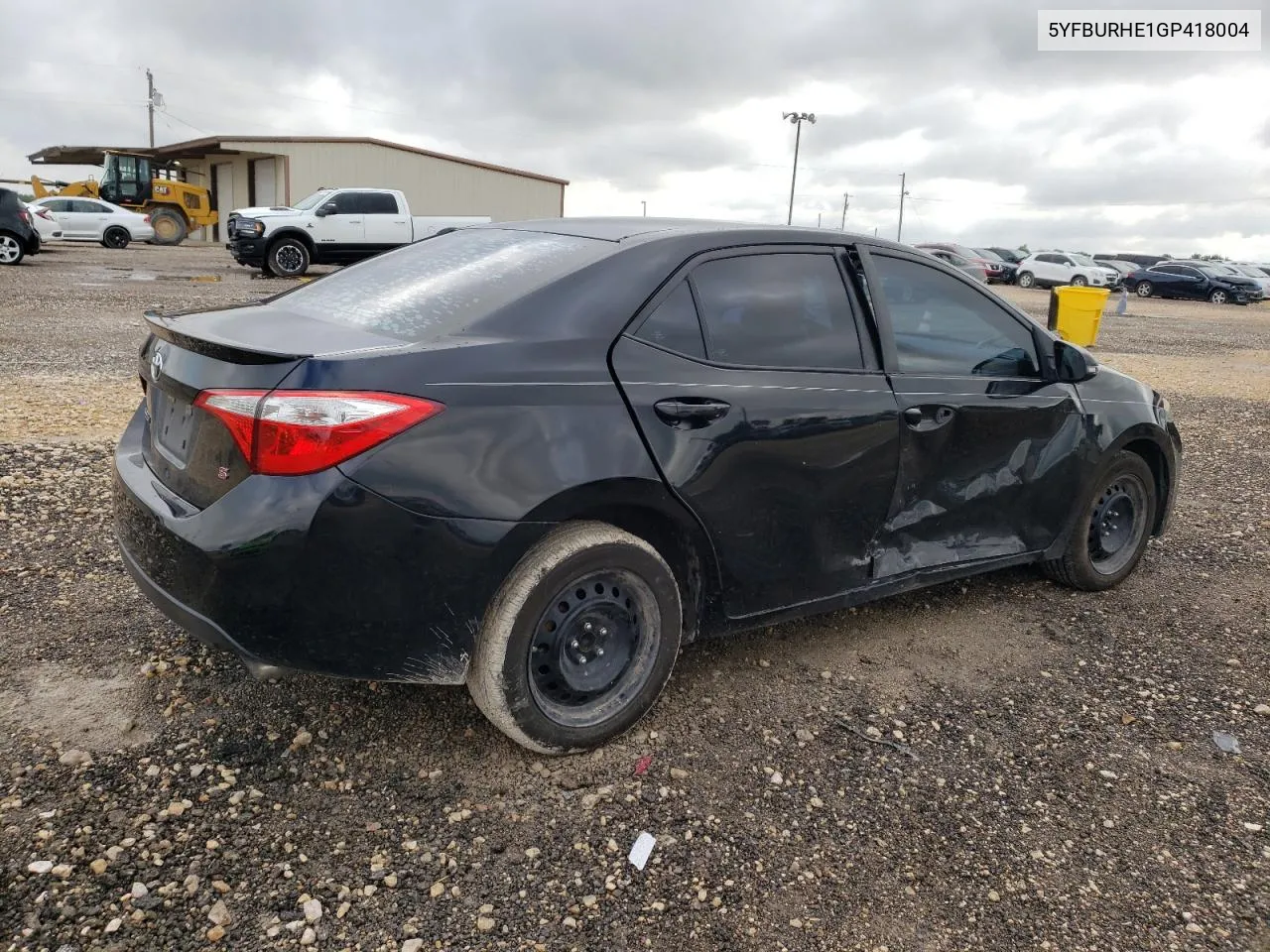 2016 Toyota Corolla L VIN: 5YFBURHE1GP418004 Lot: 73388484