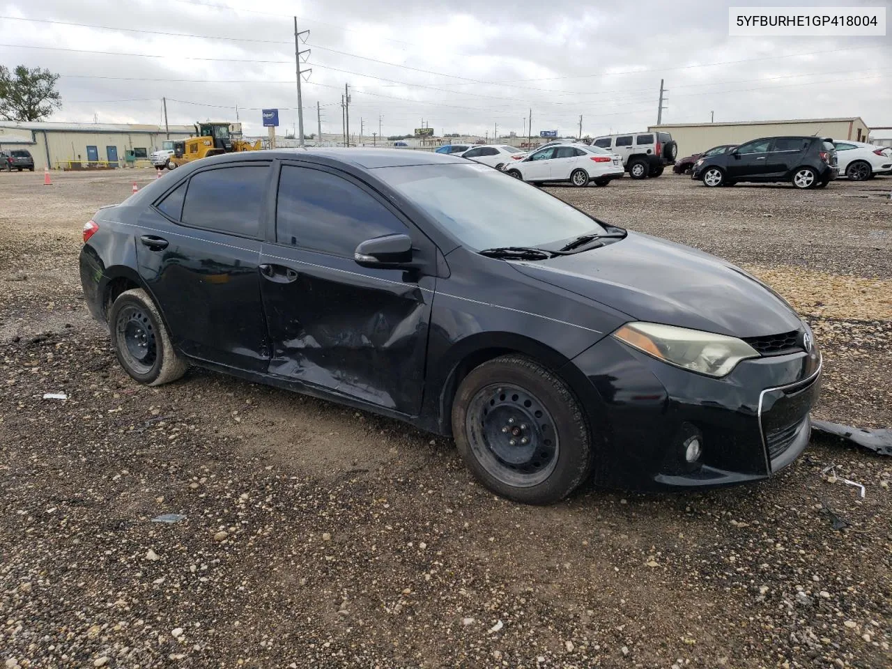 2016 Toyota Corolla L VIN: 5YFBURHE1GP418004 Lot: 73388484