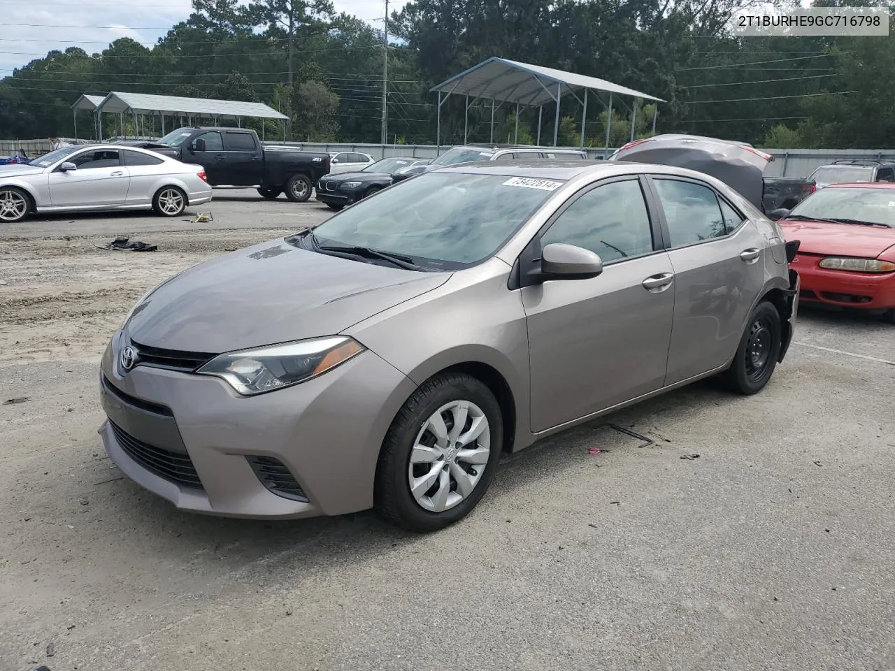 2016 Toyota Corolla L VIN: 2T1BURHE9GC716798 Lot: 73422814