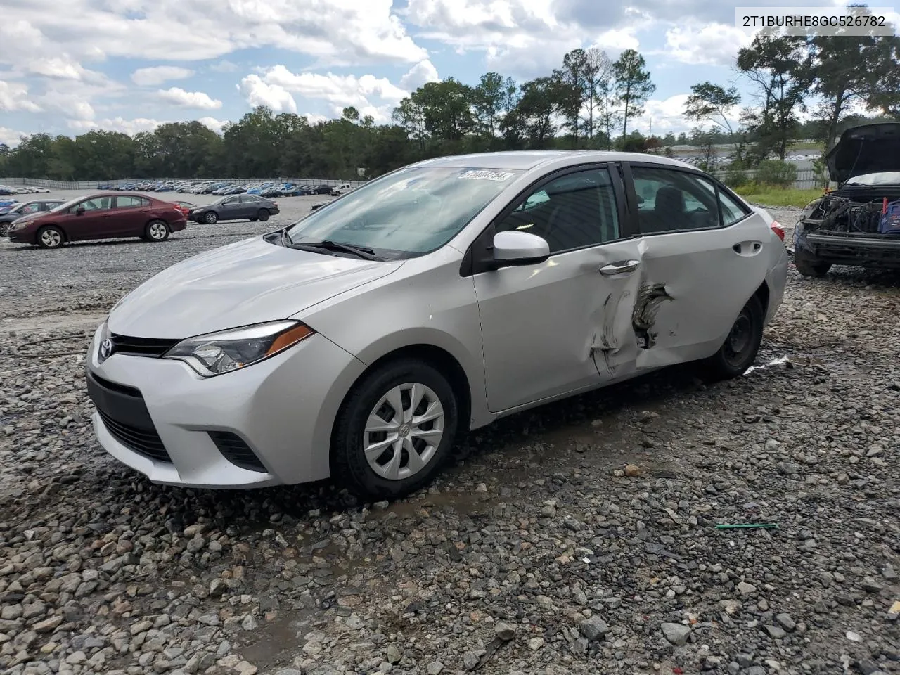 2016 Toyota Corolla L VIN: 2T1BURHE8GC526782 Lot: 73484754