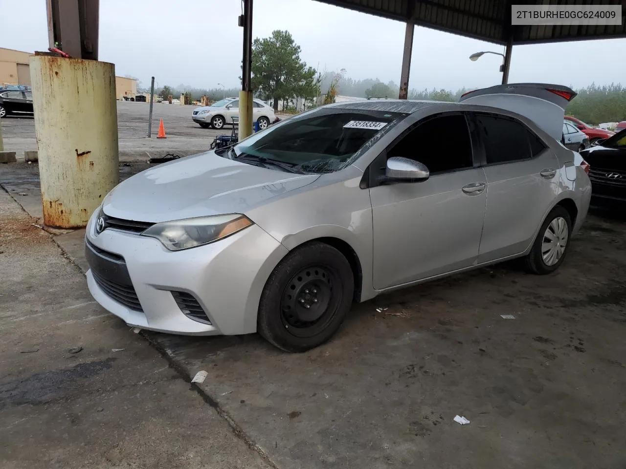 2016 Toyota Corolla L VIN: 2T1BURHE0GC624009 Lot: 73518334