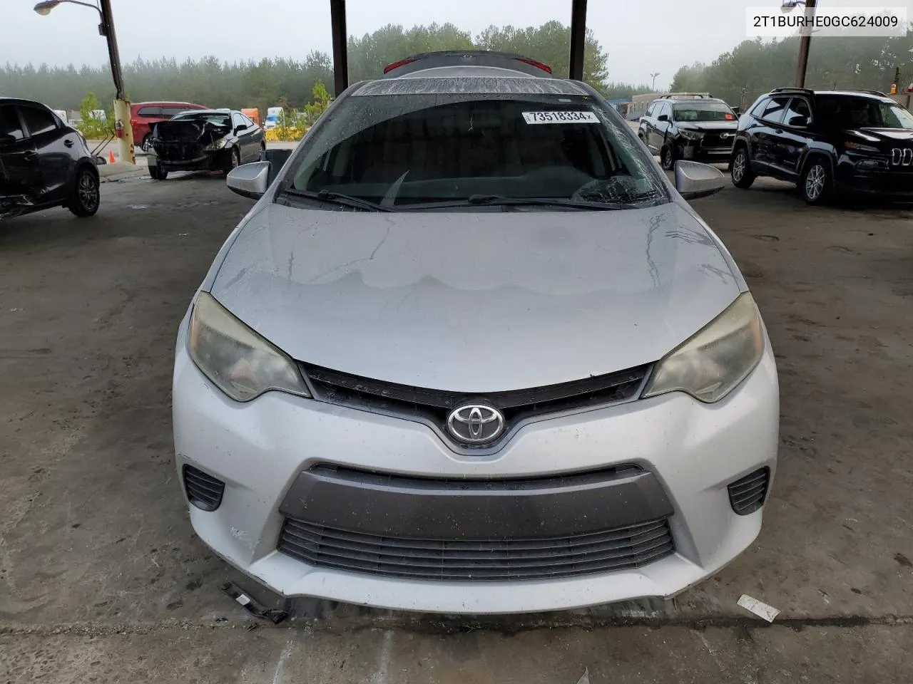 2016 Toyota Corolla L VIN: 2T1BURHE0GC624009 Lot: 73518334