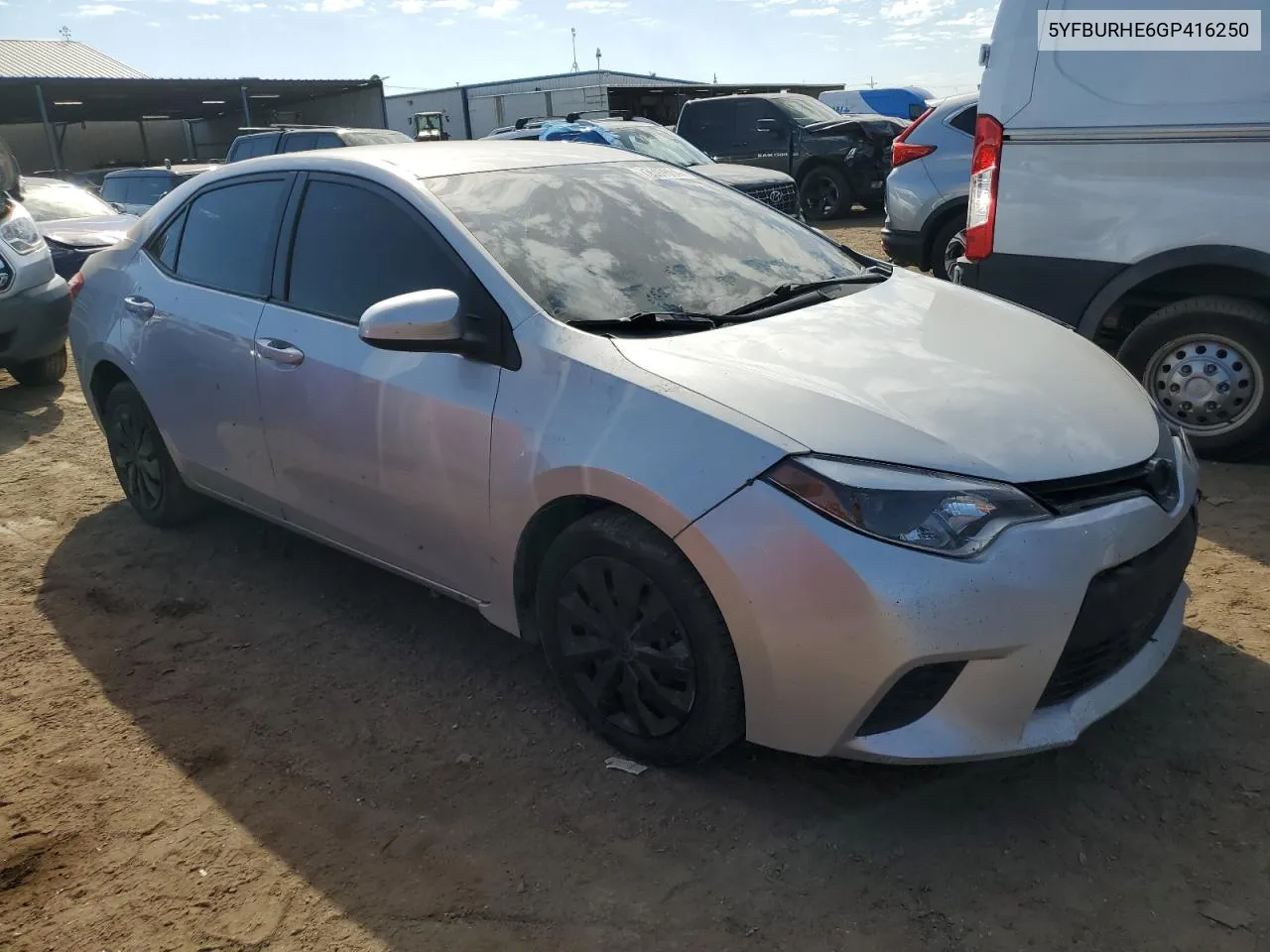 5YFBURHE6GP416250 2016 Toyota Corolla L