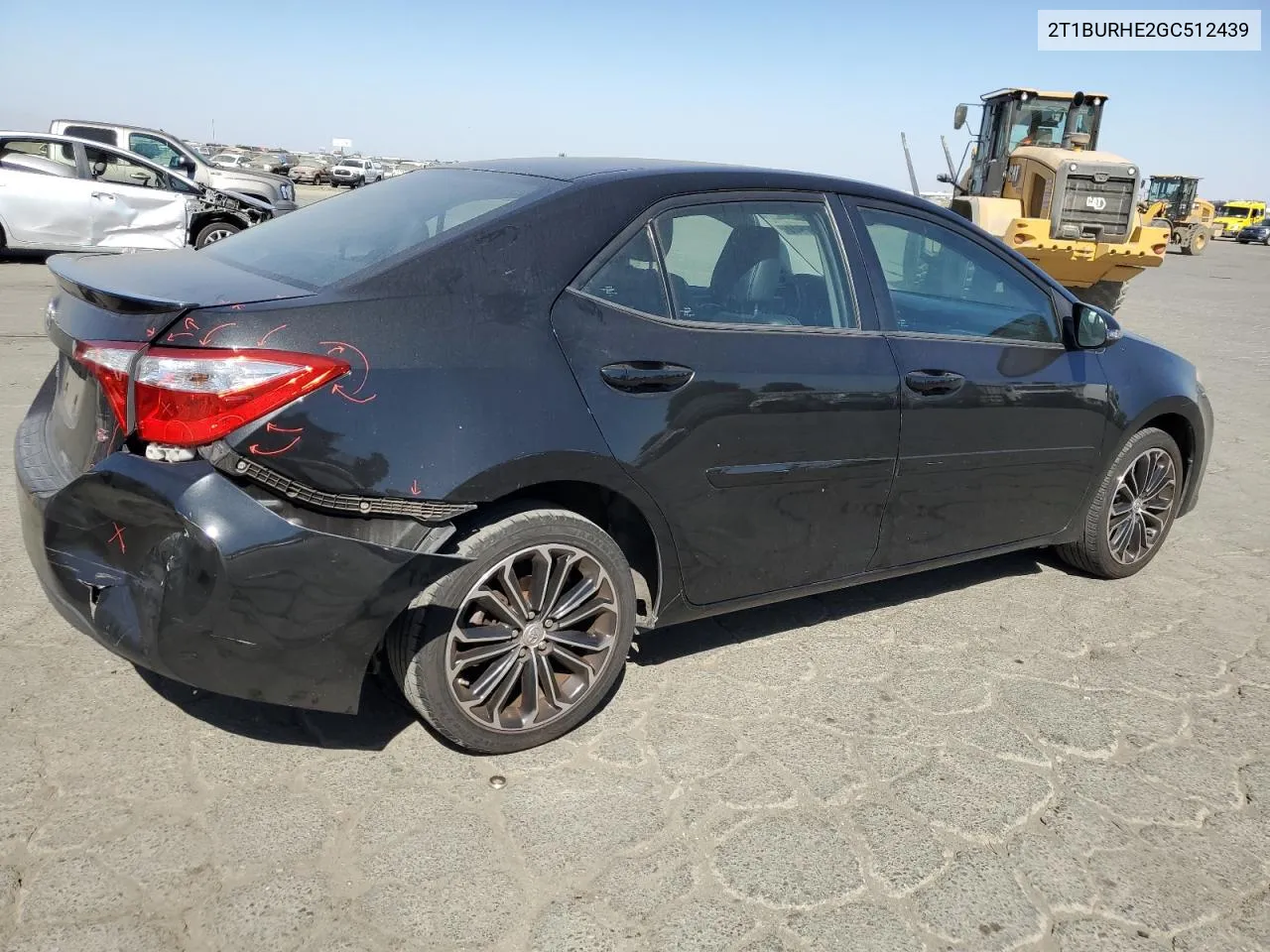 2T1BURHE2GC512439 2016 Toyota Corolla L