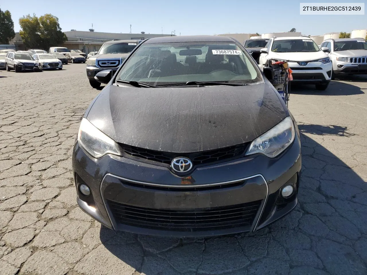 2016 Toyota Corolla L VIN: 2T1BURHE2GC512439 Lot: 73687574