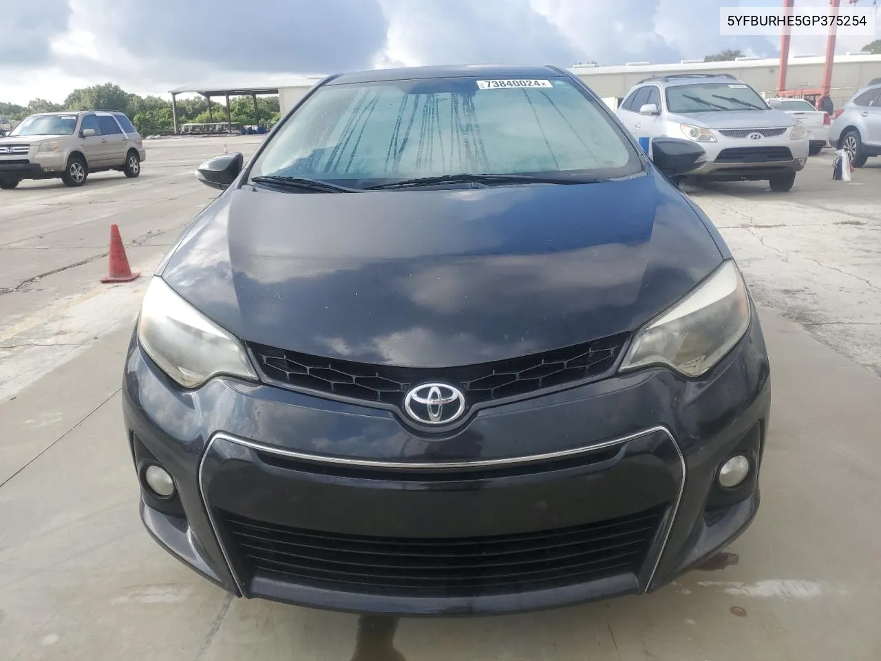 2016 Toyota Corolla L VIN: 5YFBURHE5GP375254 Lot: 73840024