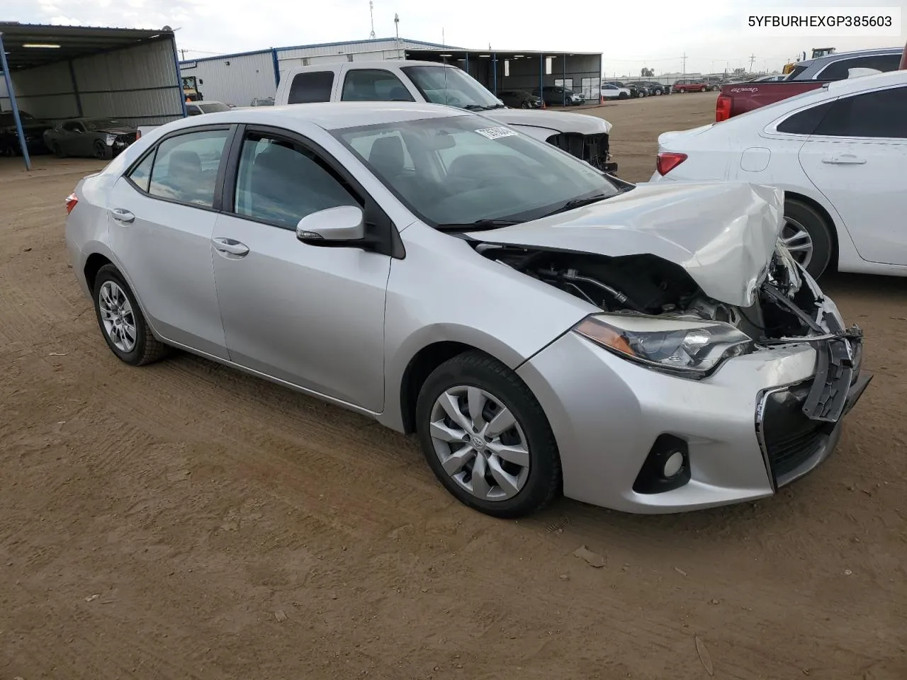 2016 Toyota Corolla L VIN: 5YFBURHEXGP385603 Lot: 73976024