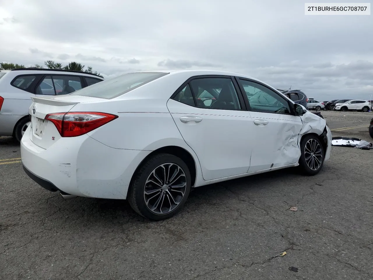 2016 Toyota Corolla L VIN: 2T1BURHE6GC708707 Lot: 73990194