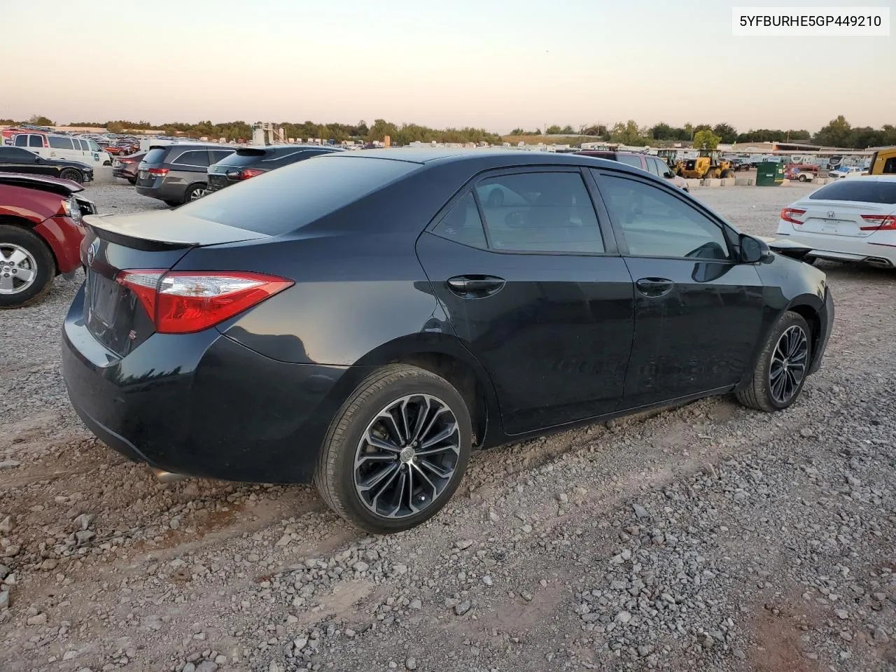 2016 Toyota Corolla L VIN: 5YFBURHE5GP449210 Lot: 74064184