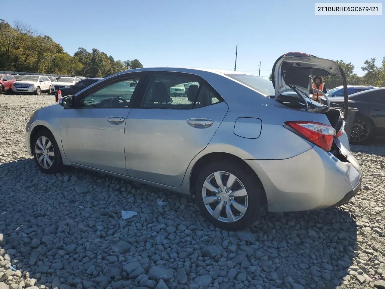 2016 Toyota Corolla L VIN: 2T1BURHE6GC679421 Lot: 74780644